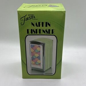 Fiesta Chartreuse Napkin Dispenser In Box 1996 Fiestaware Retired
